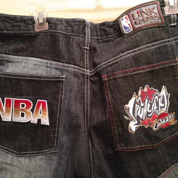 NBA Men's Sz 36 Cleveland Cavs Heritage UNK Denim - Picture 3 of 7
